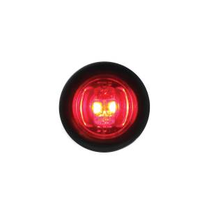 UNITED PACIFIC - 36850B - MINI LUZ LED DE 3/4" (LIQUIDACIÓN/MARCADOR) CON OJAL DE GOMA - LED ROJO/LENTE ROJA (A GRANEL)