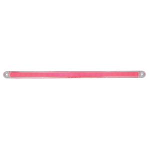 UNITED PACIFIC - 36864B - BARRA DE LUCES GLOLIGHT DE 12" DE DOBLE FUNCIÓN DE 24 LED (PARADA, GIRO Y COLA) - LED ROJO/LENTE TRANSPARENTE (A GRANEL)