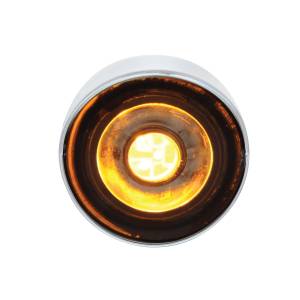 UNITED PACIFIC - 36901 - LUZ AUXILIAR/UTILIDAD DE DOBLE FUNCIÓN DE 3 LED DE 1" CON VISERA - LED ÁMBAR/LENTE TRANSPARENTE