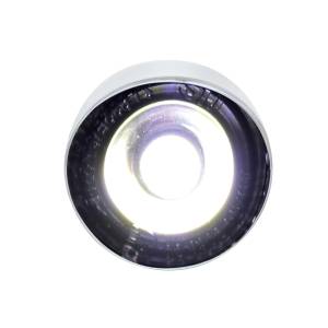 UNITED PACIFIC - 36908 - 3 LUZ LED DE ALTA POTENCIA DE 1" (LIQUIDACIÓN/MARCADOR) CON VISERA - LED BLANCO/LENTE TRANSPARENTE