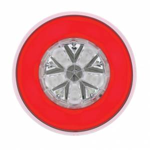 UNITED PACIFIC - UNITED PACIFIC - 36922BRK - KIT DE LUCES GLO REDONDAS DE 18 LED DE 4" (PARADA, GIRO Y COLA) - LED ROJO/LEENTE ROJA (CADA UNO) - Image 3