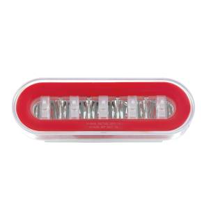 UNITED PACIFIC - UNITED PACIFIC - 36924B - GLOLIGHT OVALADA DE 22 LED DE 6" CON DISEÑO INTERIOR DE BARRA DIVISORA (PARADA, GIRO Y COLA) - LED ROJO/INSERTO ROJO (A GRANEL) - Image 4