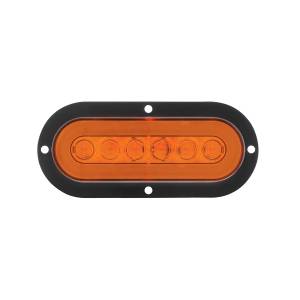 UNITED PACIFIC - UNITED PACIFIC - 36954 - GLOLIGHT DE MONTAJE DE BRIDA OVALADA DE 22 LED DE 6" (SEÑAL DE GIRO) - LED ÁMBAR/LENTE ÁMBAR - Image 3