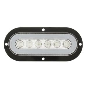 UNITED PACIFIC - UNITED PACIFIC - 36956 - GLOLIGHT DE MONTAJE DE BRIDA OVALADA DE 22 LED DE 6" (SEÑAL DE GIRO) - LED ÁMBAR/LENTE TRANSPARENTE - Image 3