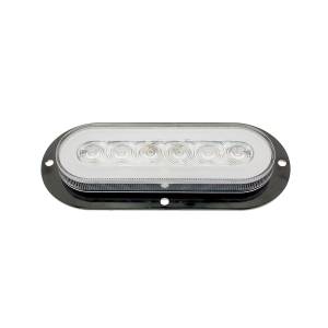 UNITED PACIFIC - UNITED PACIFIC - 36956 - GLOLIGHT DE MONTAJE DE BRIDA OVALADA DE 22 LED DE 6" (SEÑAL DE GIRO) - LED ÁMBAR/LENTE TRANSPARENTE - Image 4