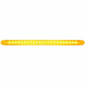 UNITED PACIFIC - 37089 - 23 SMD LED 17-1/4" REFLECTOR BARRA DE LUZ DE SEÑAL DE GIRO SOLAMENTE - LED ÁMBAR/LEENTE ÁMBAR