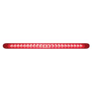 UNITED PACIFIC - 37090 - BARRA DE LUCES REFLECTORAS LED DE 23 SMD DE 17-1/4" SOLAMENTE (PARADA, GIRO Y COLA) - LED ROJO/LENTE ROJA