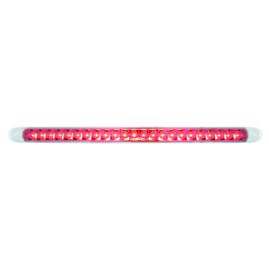 UNITED PACIFIC - 37092 - BARRA DE LUCES REFLECTORAS LED DE 23 SMD DE 17-1/4" SOLAMENTE (PARADA, GIRO Y COLA) - LED ROJO/LENTE TRANSPARENTE