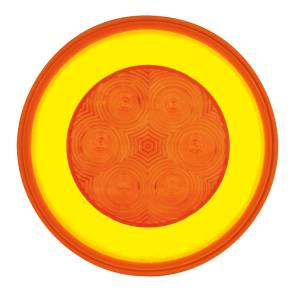 UNITED PACIFIC - UNITED PACIFIC - 37133 - 21 LED 4" GLOLIGHT (SEÑAL DE GIRO) - LED ÁMBAR/LENTE ÁMBAR - Image 2