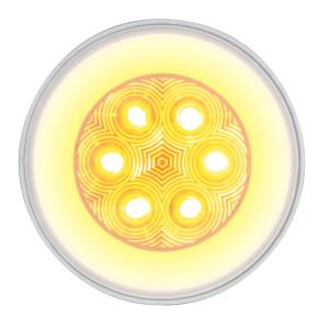 UNITED PACIFIC - 37135 - GLOLIGHT DE 21 LED DE 4" (SEÑAL DE GIRO) - LED ÁMBAR/LENTE TRANSPARENTE