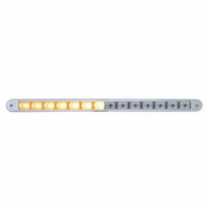 UNITED PACIFIC - UNITED PACIFIC - 37190 - BARRA DE LUCES DE ADVERTENCIA AUXILIARES DE 14 LED DE 12" CON BISEL - LED ÁMBAR/LENTE TRANSPARENTE - Image 2