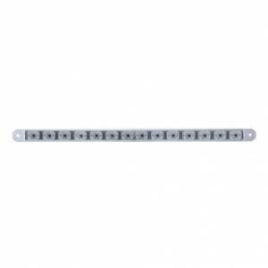 UNITED PACIFIC - UNITED PACIFIC - 37192B - BARRA DE LUCES DE ADVERTENCIA AUXILIAR DE 14 LED DE 12" SOLAMENTE - LED ÁMBAR/LENTE TRANSPARENTE (A GRANEL) - Image 4