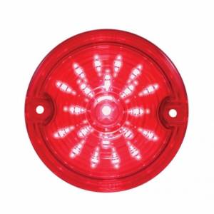 UNITED PACIFIC - 37201 - LUZ DE SEÑAL 21 LED 3-1/4" PARA MOTO HARLEY CON ENCHUFE 1156 - LED ROJO/LENTE ROJA