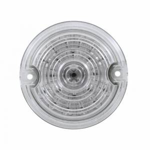 UNITED PACIFIC - 37203 - LUZ DE SEÑAL DE 21 LED 3-1/4" PARA MOTO HARLEY CON ENCHUFE 1156 - LED ROJO/LENTE TRANSPARENTE