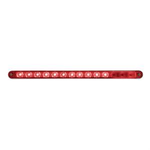 UNITED PACIFIC - UNITED PACIFIC - 37523 - BARRA DE LUCES SECUENCIAL DE 14 LED DE 12" CON BISEL - LED ROJO/LEENTE ROJA - Image 3