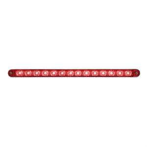 UNITED PACIFIC - UNITED PACIFIC - 37523 - BARRA DE LUCES SECUENCIAL DE 14 LED DE 12" CON BISEL - LED ROJO/LEENTE ROJA - Image 4