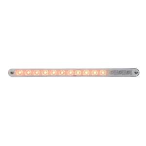 UNITED PACIFIC - UNITED PACIFIC - 37524 - BARRA DE LUCES SECUENCIAL DE 14 LED DE 12" CON BISEL - LED ÁMBAR/LEENTE TRANSPARENTE - Image 3