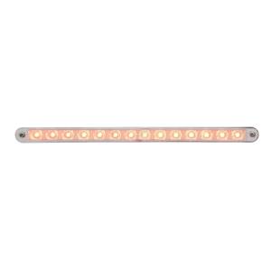 UNITED PACIFIC - UNITED PACIFIC - 37524 - BARRA DE LUCES SECUENCIAL DE 14 LED DE 12" CON BISEL - LED ÁMBAR/LEENTE TRANSPARENTE - Image 4