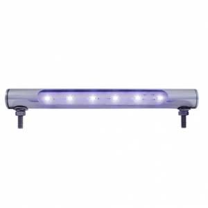 UNITED PACIFIC - 37587 - LUZ DE TUBO DE ACERO INOXIDABLE DE 6 LED - LED AZUL
