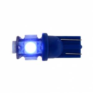 UNITED PACIFIC - 37801 - 5 BOMBILLAS LED DE ALTA POTENCIA 360 GRADOS 194 - AZUL (PAQUETE DE 2)