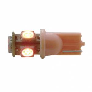 UNITED PACIFIC - 37802 - 5 BOMBILLAS LED DE ALTA POTENCIA 360 GRADOS 194 - ROJA (PAQUETE DE 2)