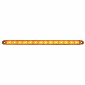 UNITED PACIFIC - UNITED PACIFIC - 37896B - BARRA DE LUCES SECUENCIAL DE 14 LED DE 12" SOLAMENTE - LED ÁMBAR/LENTE ÁMBAR (A GRANEL) - Image 2
