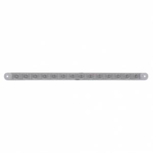 UNITED PACIFIC - 37898B - BARRA DE LUCES SECUENCIAL DE 14 LED DE 12" SOLAMENTE - LED ÁMBAR/LENTE TRANSPARENTE (A GRANEL)