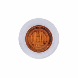 UNITED PACIFIC - UNITED PACIFIC - 37967 - MINI LUZ DE 3/4" DE DOBLE FUNCIÓN DE 3 LED CON BISEL (LIQUIDACIÓN/MARCADOR) - LED ÁMBAR/LENTE ÁMBAR - Image 2