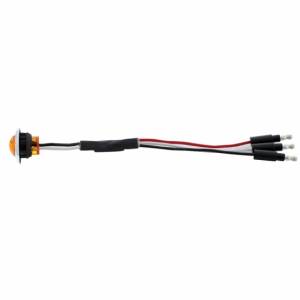 UNITED PACIFIC - UNITED PACIFIC - 37967 - MINI LUZ DE 3/4" DE DOBLE FUNCIÓN DE 3 LED CON BISEL (LIQUIDACIÓN/MARCADOR) - LED ÁMBAR/LENTE ÁMBAR - Image 4