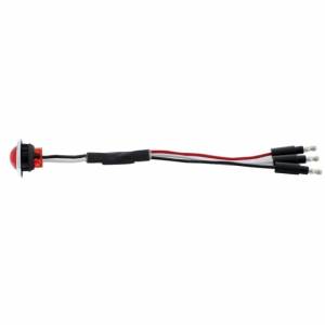 UNITED PACIFIC - UNITED PACIFIC - 37968 - MINI LUZ DE 3/4" DE DOBLE FUNCIÓN DE 3 LED CON BISEL (LIQUIDACIÓN/MARCADOR) - LED ROJO/LENTE ROJA - Image 4