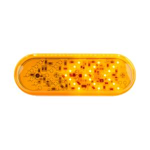 UNITED PACIFIC - UNITED PACIFIC - 38143 - LUZ DE SEÑAL DE GIRO SECUENCIAL OVALADA DE 35 LED DE 6" - LED ÁMBAR/LEENTE ÁMBAR - Image 3