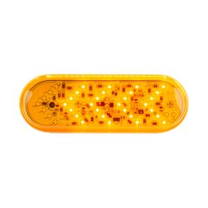 UNITED PACIFIC - UNITED PACIFIC - 38143 - LUZ DE SEÑAL DE GIRO SECUENCIAL OVALADA DE 35 LED DE 6" - LED ÁMBAR/LEENTE ÁMBAR - Image 4