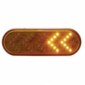 UNITED PACIFIC - UNITED PACIFIC - 38143B - LUZ DE SEÑAL DE GIRO SECUENCIAL OVALADA DE 35 LED DE 6" - LED ÁMBAR/LEENTE ÁMBAR (A GRANEL) - Image 2