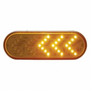 UNITED PACIFIC - UNITED PACIFIC - 38143B - LUZ DE SEÑAL DE GIRO SECUENCIAL OVALADA DE 35 LED DE 6" - LED ÁMBAR/LEENTE ÁMBAR (A GRANEL) - Image 3