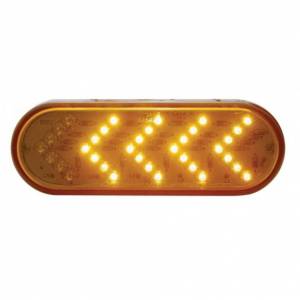 UNITED PACIFIC - UNITED PACIFIC - 38143B - LUZ DE SEÑAL DE GIRO SECUENCIAL OVALADA DE 35 LED DE 6" - LED ÁMBAR/LEENTE ÁMBAR (A GRANEL) - Image 4