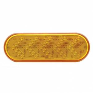 UNITED PACIFIC - UNITED PACIFIC - 38143B - LUZ DE SEÑAL DE GIRO SECUENCIAL OVALADA DE 35 LED DE 6" - LED ÁMBAR/LEENTE ÁMBAR (A GRANEL) - Image 6