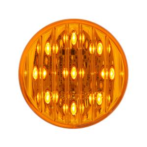 UNITED PACIFIC - 38170B - LUZ REDONDA DE 9 LED DE 2" (LIQUIDACIÓN/MARCADOR) - LED ÁMBAR/LENTE ÁMBAR (A GRANEL)