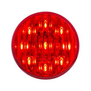 UNITED PACIFIC - 38171B - LUZ REDONDA DE 9 LED DE 2" (LIQUIDACIÓN/MARCADOR) - LED ROJO/LENTE ROJA (A GRANEL)