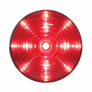 UNITED PACIFIC - 38175 - LUZ ROADSTER REDONDA DE 13 LED DE 2-1/2" (LIQUIDACIÓN/MARCADOR) - LED ROJO/LENTE ROJA