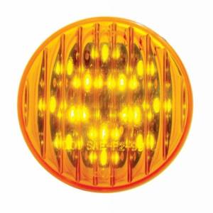 UNITED PACIFIC - 38176B - LUZ REDONDA DE 13 LED DE 2-1/2" (LIQUIDACIÓN/MARCADOR) - LED ÁMBAR/LENTE ÁMBAR (A GRANEL)