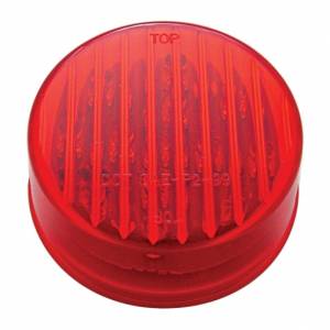 UNITED PACIFIC - UNITED PACIFIC - 38177BRK - KIT DE LUZ REDONDA DE 13 LED DE 2-1/2" (LIQUIDACIÓN/MARCADOR) - LED ROJO/LENTE ROJA - Image 2