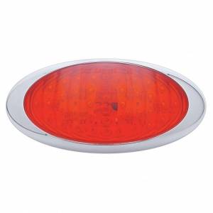 UNITED PACIFIC - 38215 - LUZ PHANTOM III OVALADA DE 40 LED (PARADA, GIRO Y TRASERA) - LED ROJO/LENTE ROJA