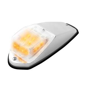 UNITED PACIFIC - 38454 - KIT DE ILUMINACIÓN DE CABINA DE 15 LED PARA RECOGIDA/SUV - LED ÁMBAR/LENTE TRANSPARENTE