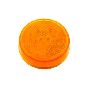 UNITED PACIFIC - UNITED PACIFIC - 38455BAK - KIT DE LUZ REFLECTORIZADORA REDONDA DE 8 LED DE 2-1/2" (LIQUIDACIÓN/MARCADOR) - LED ÁMBAR/LENTE ÁMBAR - Image 2