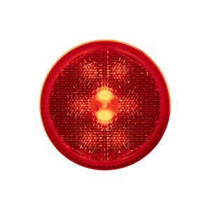 UNITED PACIFIC - 38456BRK - KIT DE LUZ REFLECTORIZADORA REDONDA DE 8 LED DE 2-1/2" (LIQUIDACIÓN/MARCADOR) - LED ROJO/LENTE ROJA