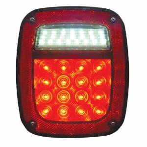 UNITED PACIFIC - 38478 - PILOTO TRASERO LED UNIVERSAL COMBINADO CON LUZ DE MATRÍCULA