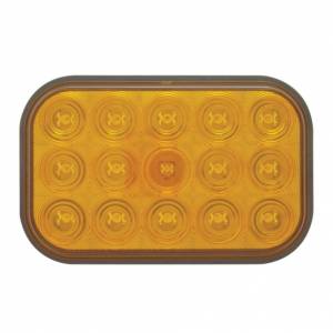 UNITED PACIFIC - UNITED PACIFIC - 38746B - LUZ DE INTERMITENTE RECTANGULAR DE 15 LED - LED ÁMBAR/LENTE ÁMBAR (A GRANEL) - Image 2