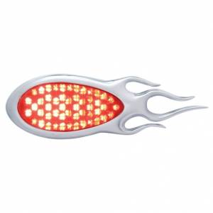 UNITED PACIFIC - 38812 - LUZ "INFERNO" DE 39 LED (PARADA, GIRO Y TRASERA) - LED ROJO/LENTE ROJA