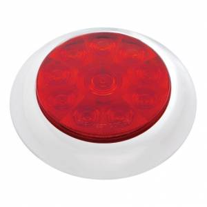 UNITED PACIFIC - UNITED PACIFIC - 38836 - LUZ REDONDA DE 10 LED DE 4" CON BISEL (PARADA, GIRO Y COLA) - LED ROJO/LENTE ROJA - Image 3