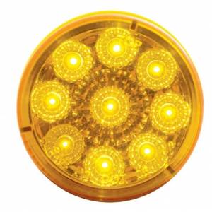 UNITED PACIFIC - UNITED PACIFIC - 38849BAK - KIT DE LUZ REFLECTORA REDONDA DE 9 LED DE 2" (LIQUIDACIÓN/MARCADOR) - LED ÁMBAR/LENTE ÁMBAR - Image 2